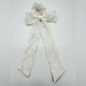 New Lace Bow Hair Tie Scrunchie